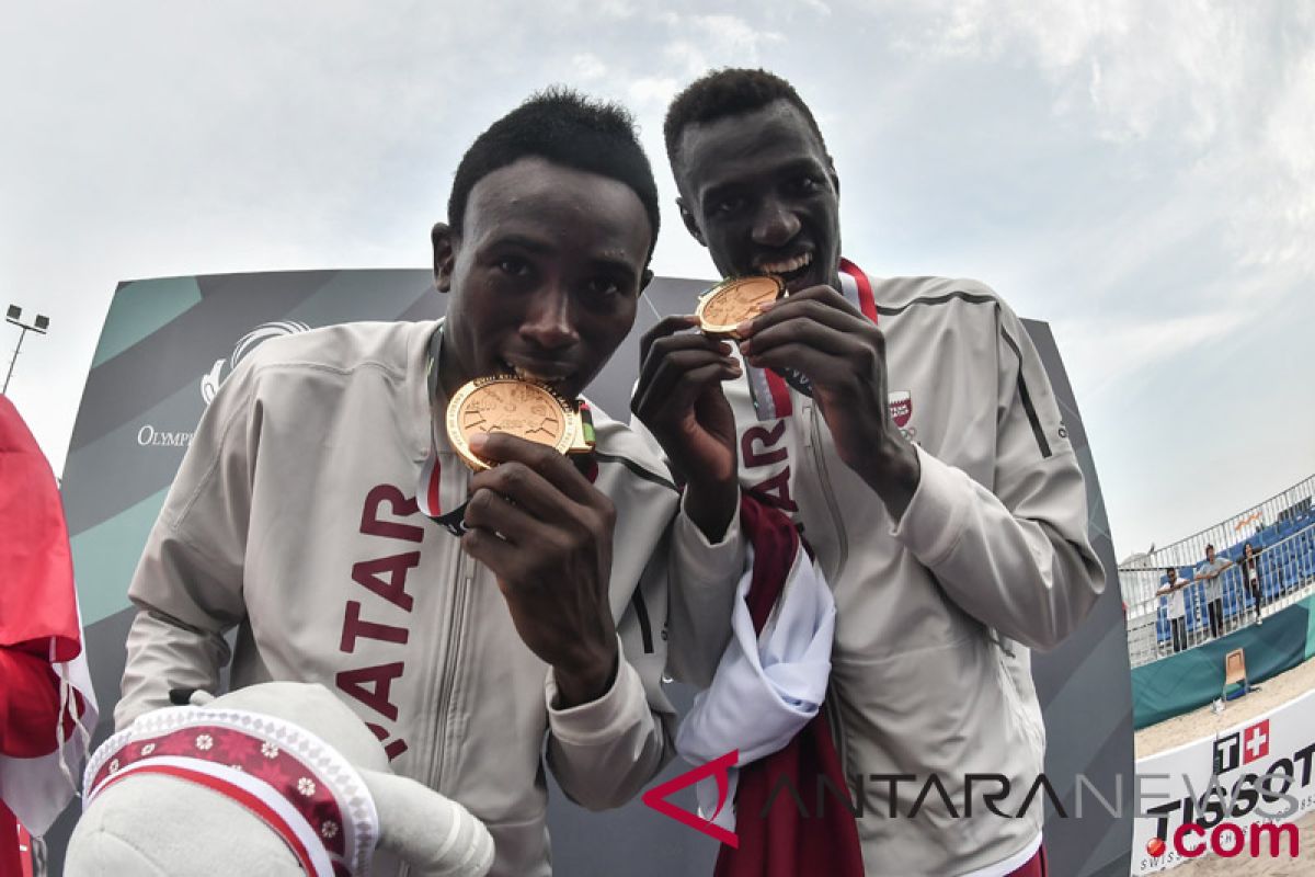 Asian Games (beach volleyball) -Indonesian men`s team wins silver medal