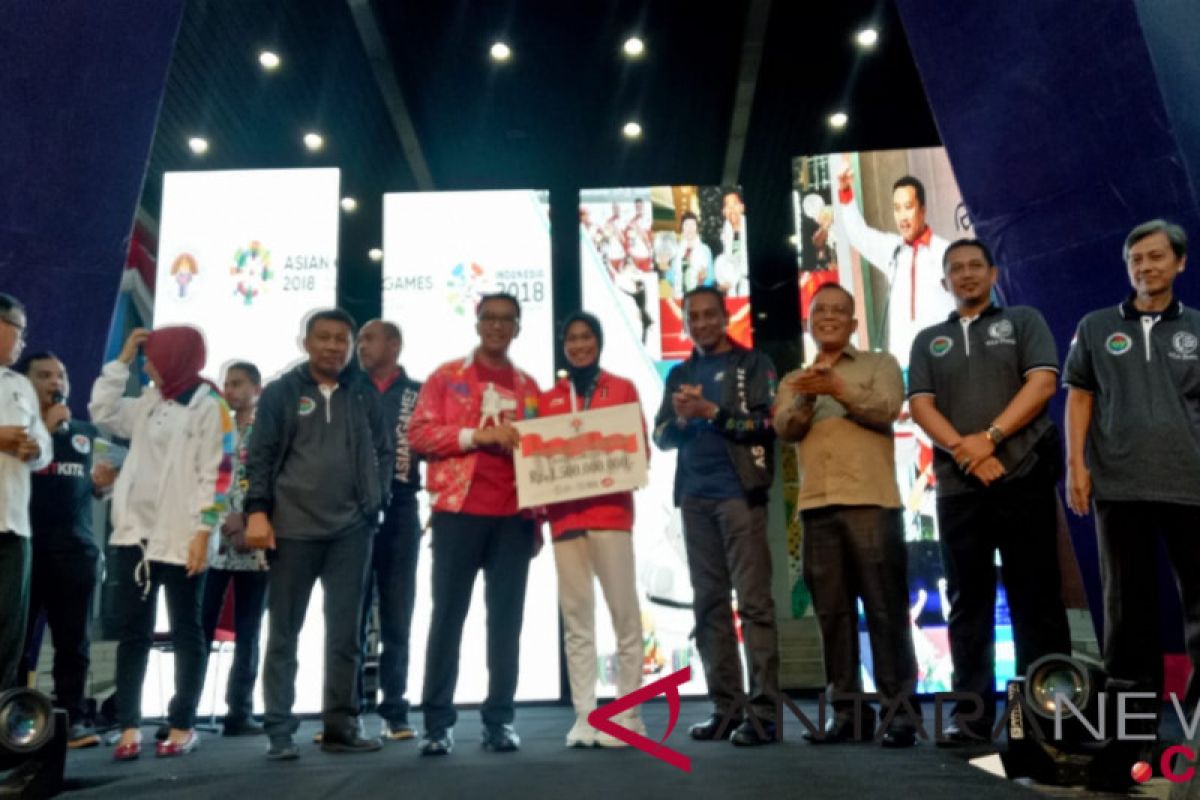 Asian Games - Govt gives Rp1.5 b bonus to 1st gold medalist