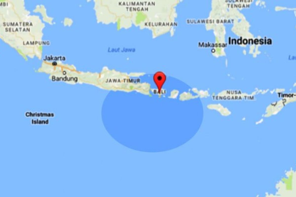 Bali Diguncang Gempa Bumi 5,4 SR