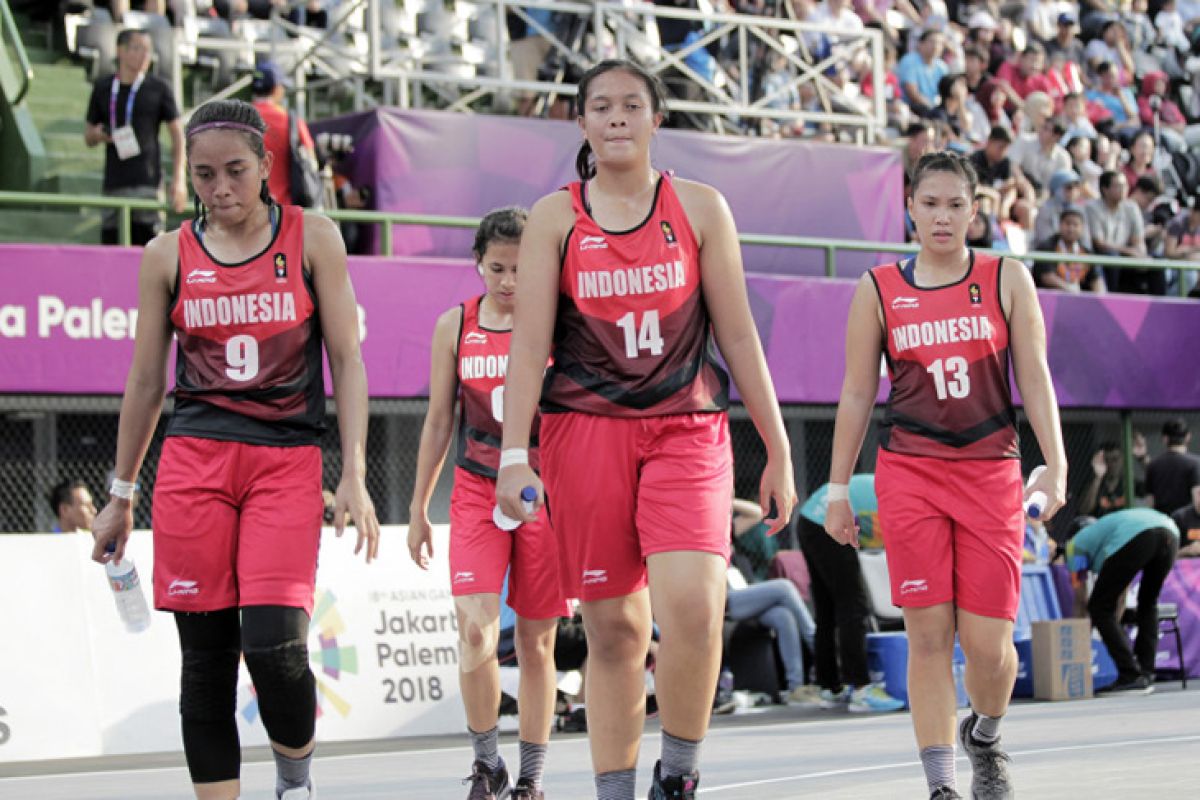 Timnas Basket 3x3 Putri latihan dengan prokes ketat