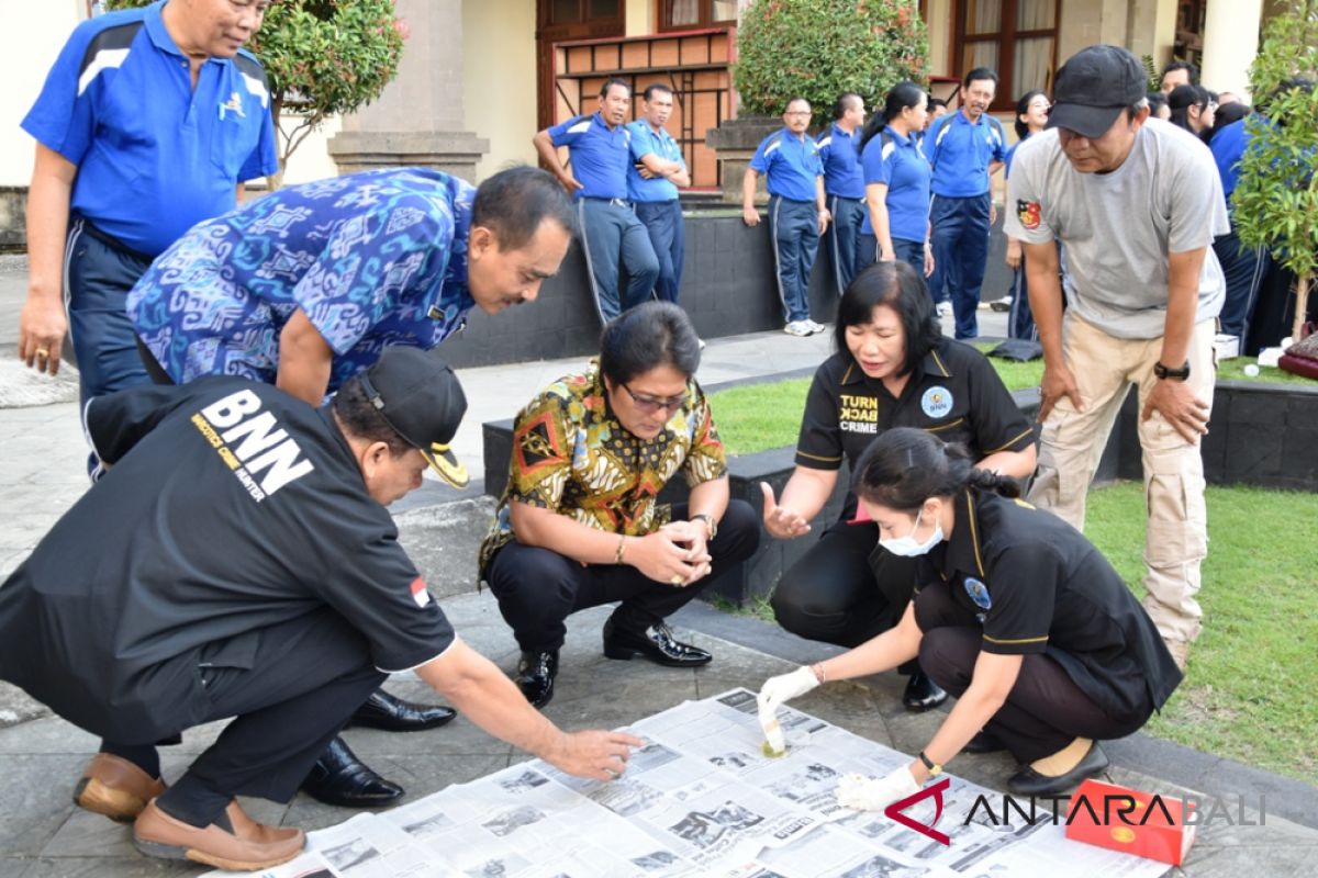 BNN Badung tes urine Bupati dan Wakil Bupati