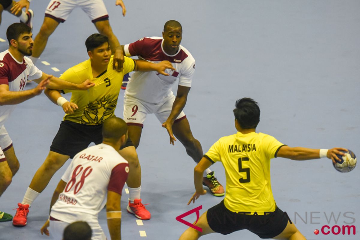 Asian Games (handball) - Qatar beats Malaysia  64-11