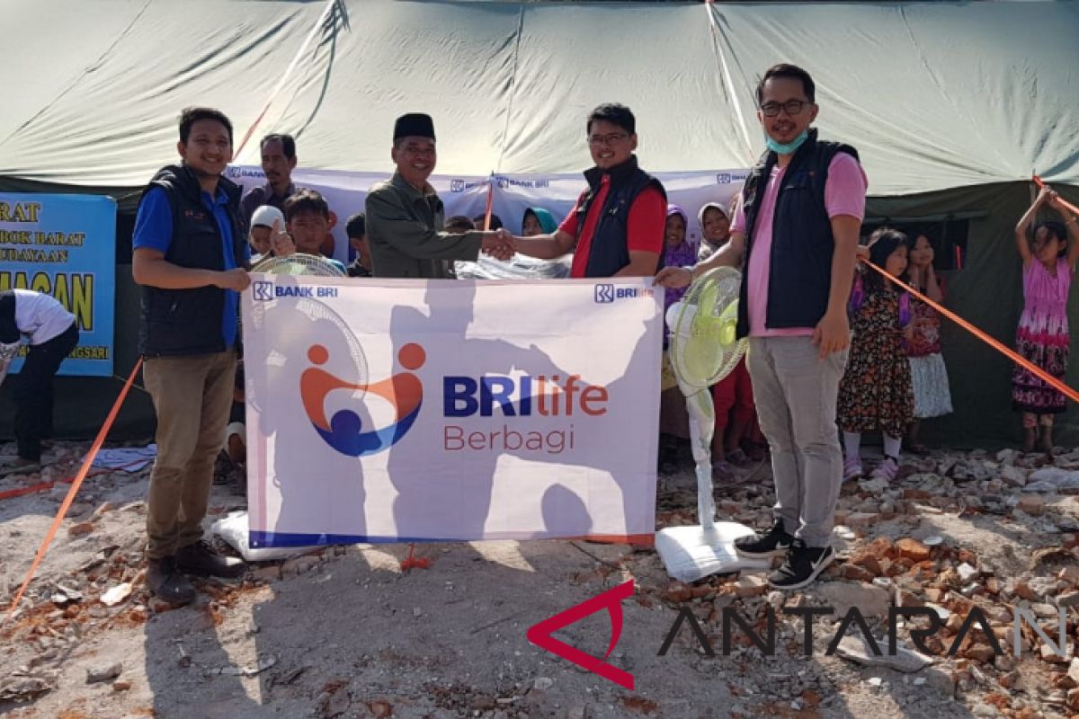 BRI Life bantu korban gempa Lombok