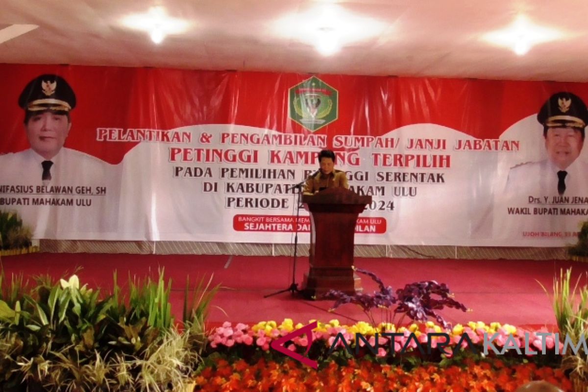 Bupati Mahulu sebut pemilihan petinggi barometer pemilu