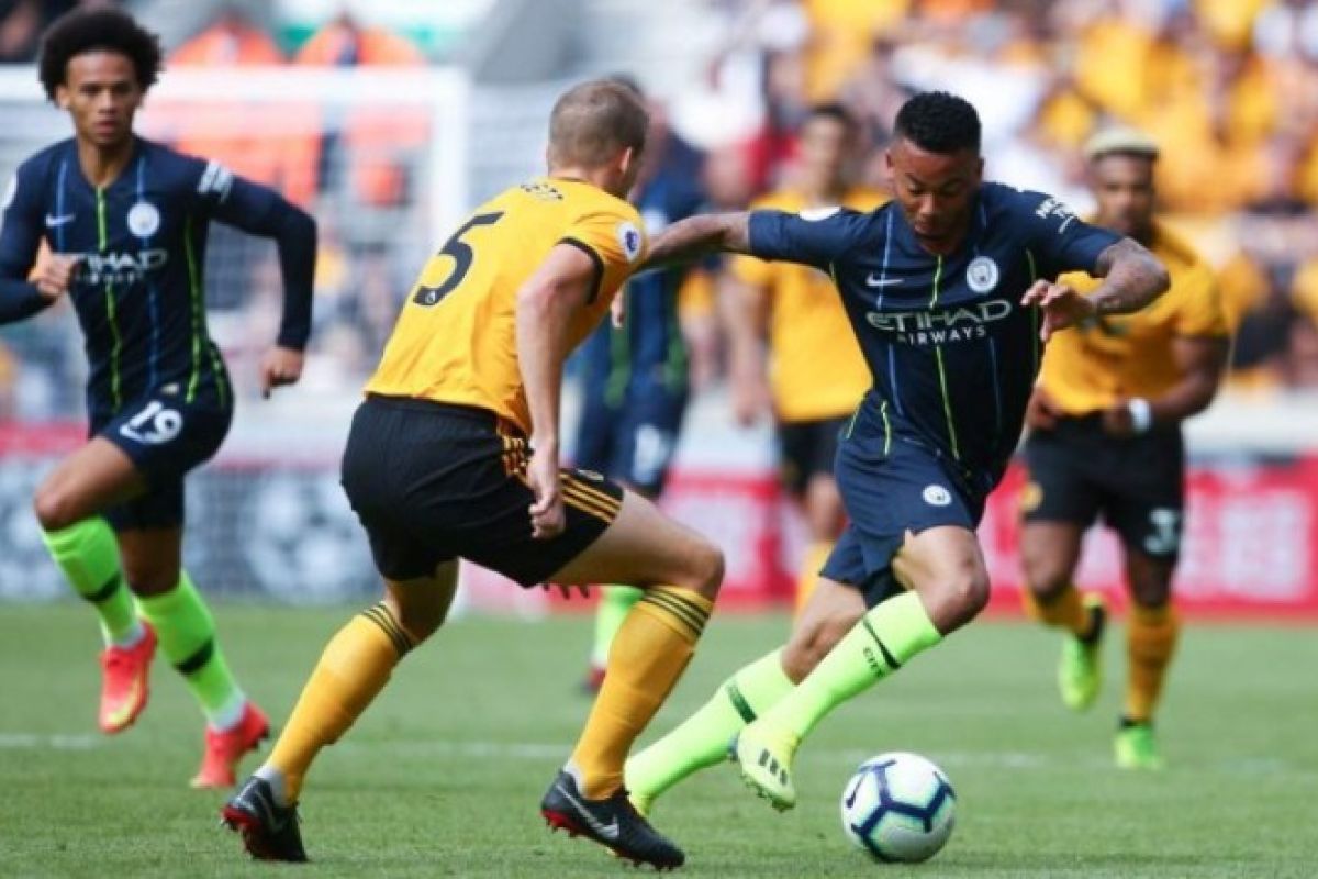 Manchester City ditahan imbang di markas Wolverhampton Wanderers