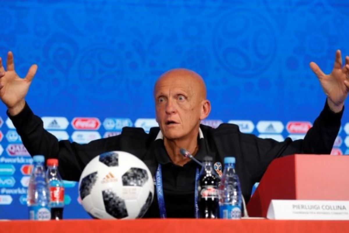 Collina mundur sebagai ketua wasit UEFA