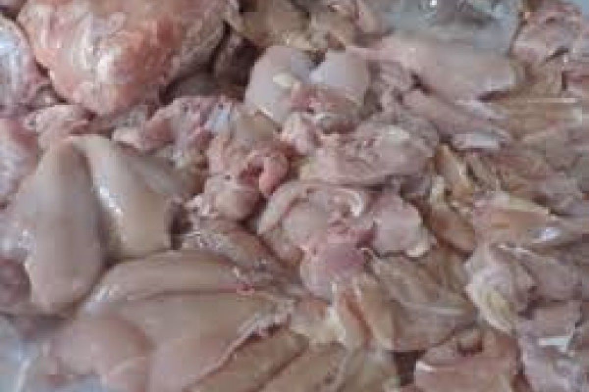 Pasokan lancar, harga daging ayam merosot