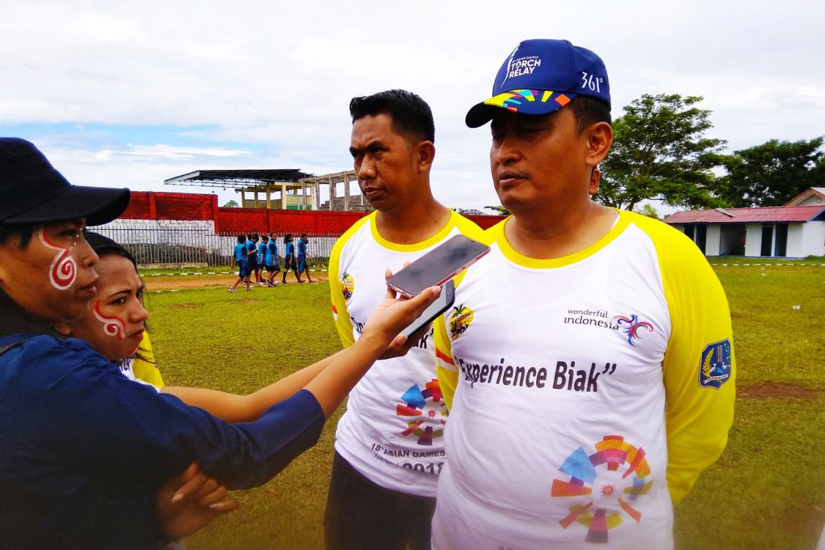 Danlanud Biak fasilitasi keberangkatan SSB ke Makassar