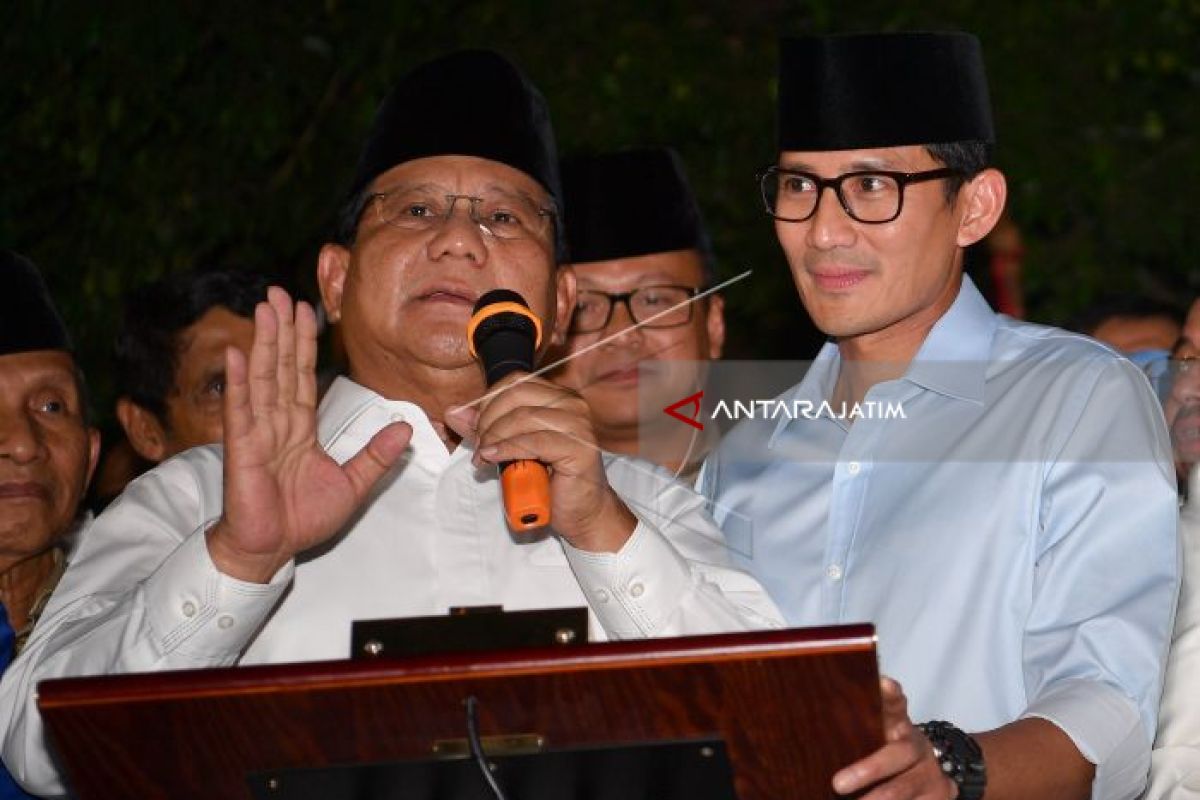 Kata Prabowo Sandiaga Pilihan Terbaik