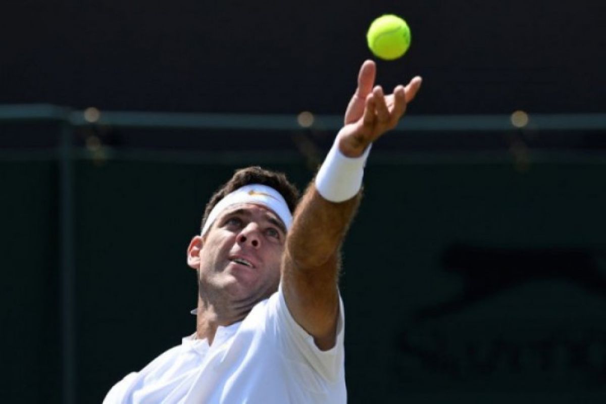 Del Potro di ambang gantung raket