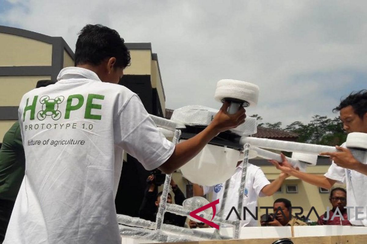 50 drone pertanian buatan pemuda Temanggung dipesan Kementan