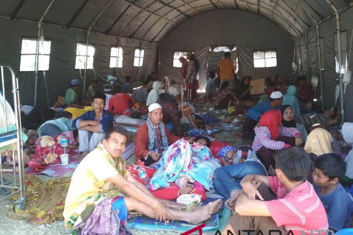Pengungsi di Lombok Utara kesulitan fasilitas MCK