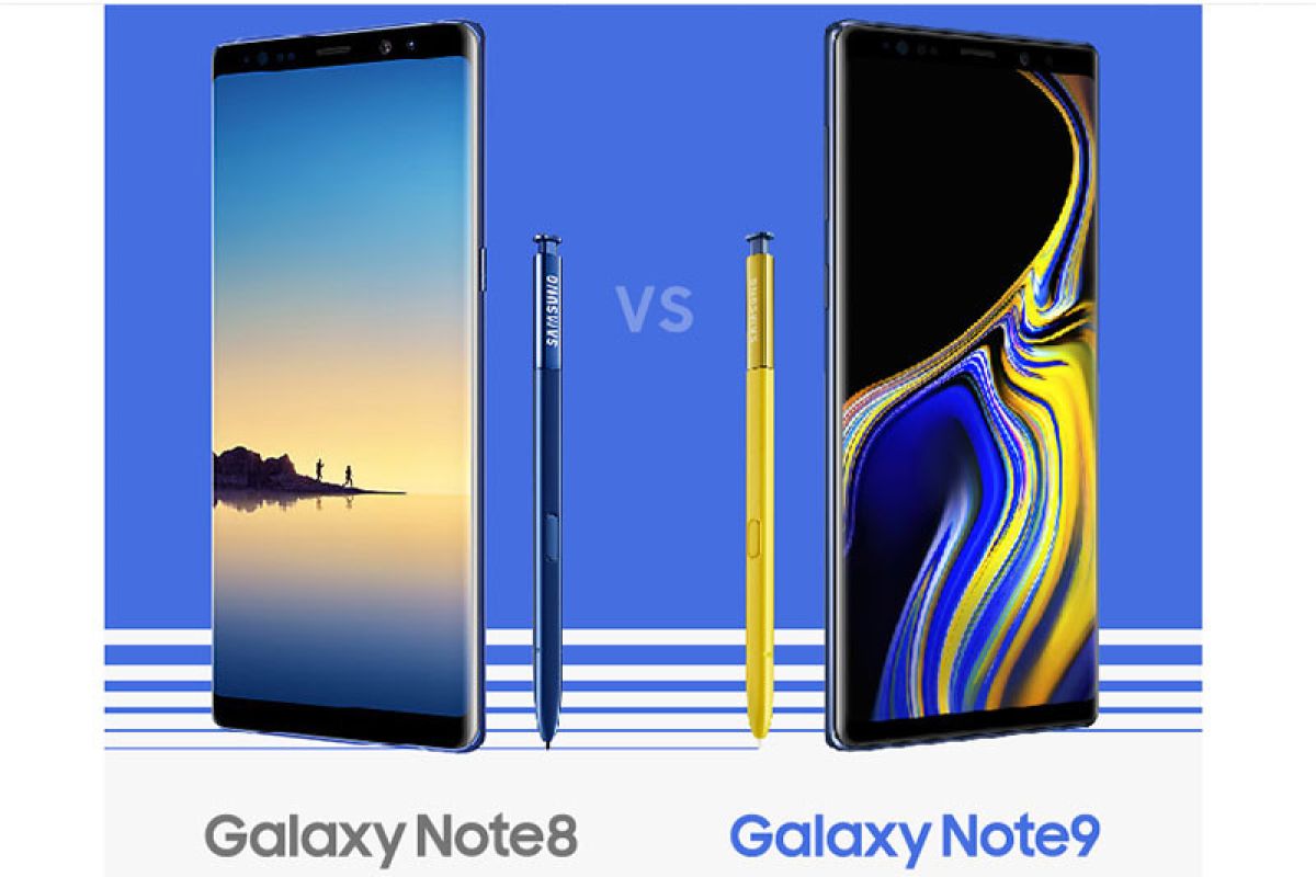 Beda Samsung Galaxy Note8 vs Note9