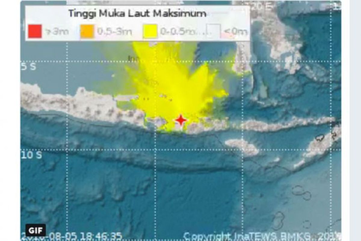 Gempa susulan 230 kali guncang Pulau Lombok