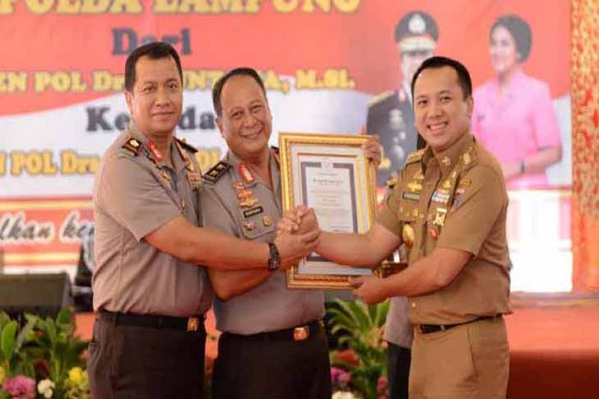 Gubernur Lampung ucapkan selamat datang Kapolda baru