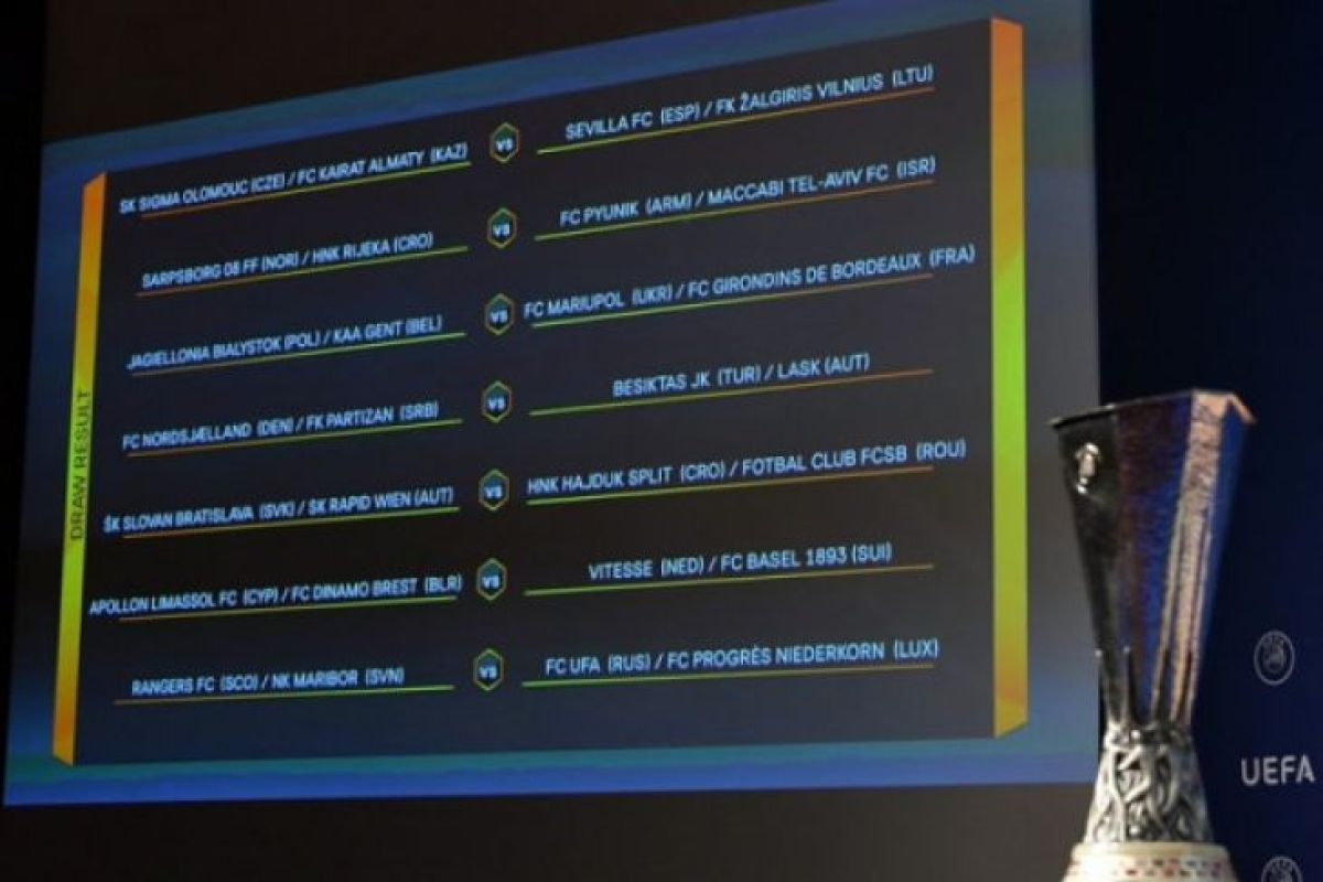 Hasil undian Liga Europa 2018/2019
