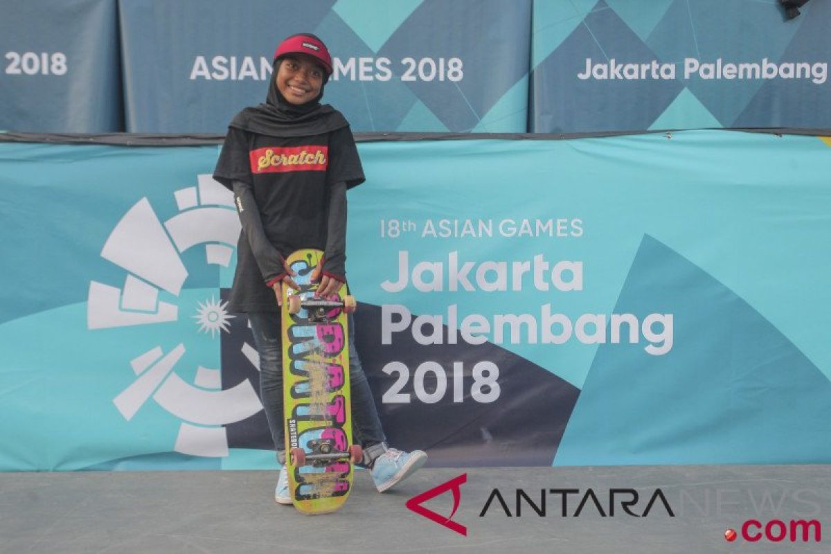 Skateboarder putri 12 tahun raih medali perunggu untuk Indonesia