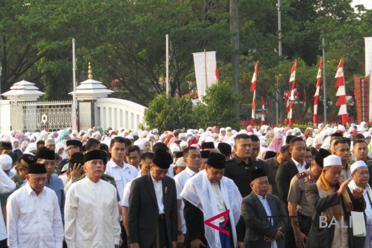 Presiden Shalat Idul Adha di Cibinong