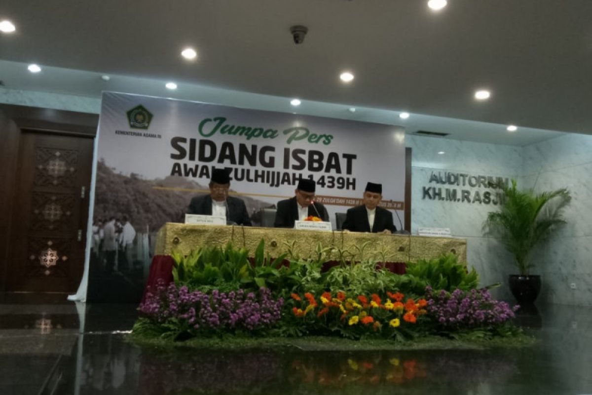 Pemerintah tetapkan Idul Adha 22 Agustus