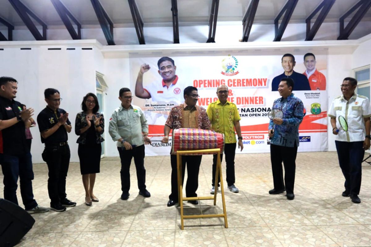 Penjabat gubernur sambut peserta Sulsel Open 2018