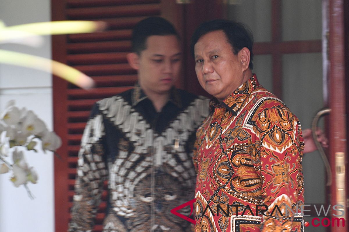 Prabowo akan umumkan nama cawapres malam ini