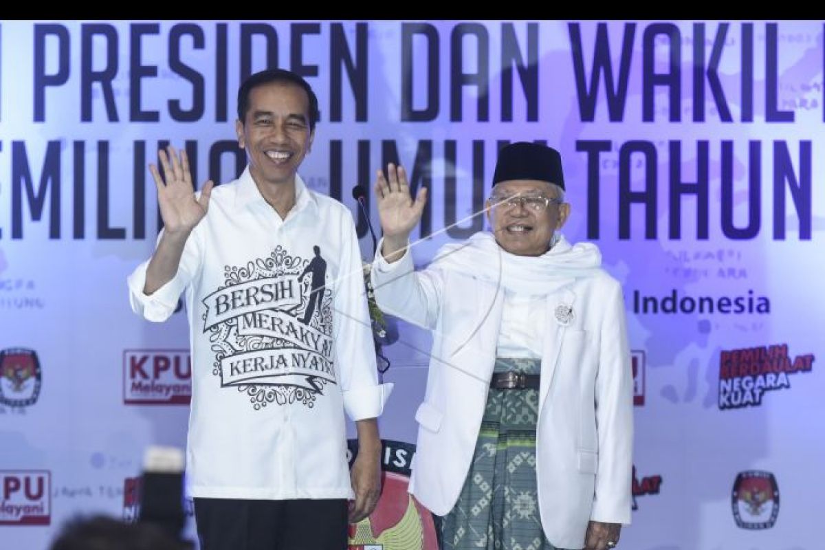 KPU tetapkan dua pasangan capres-cawapres