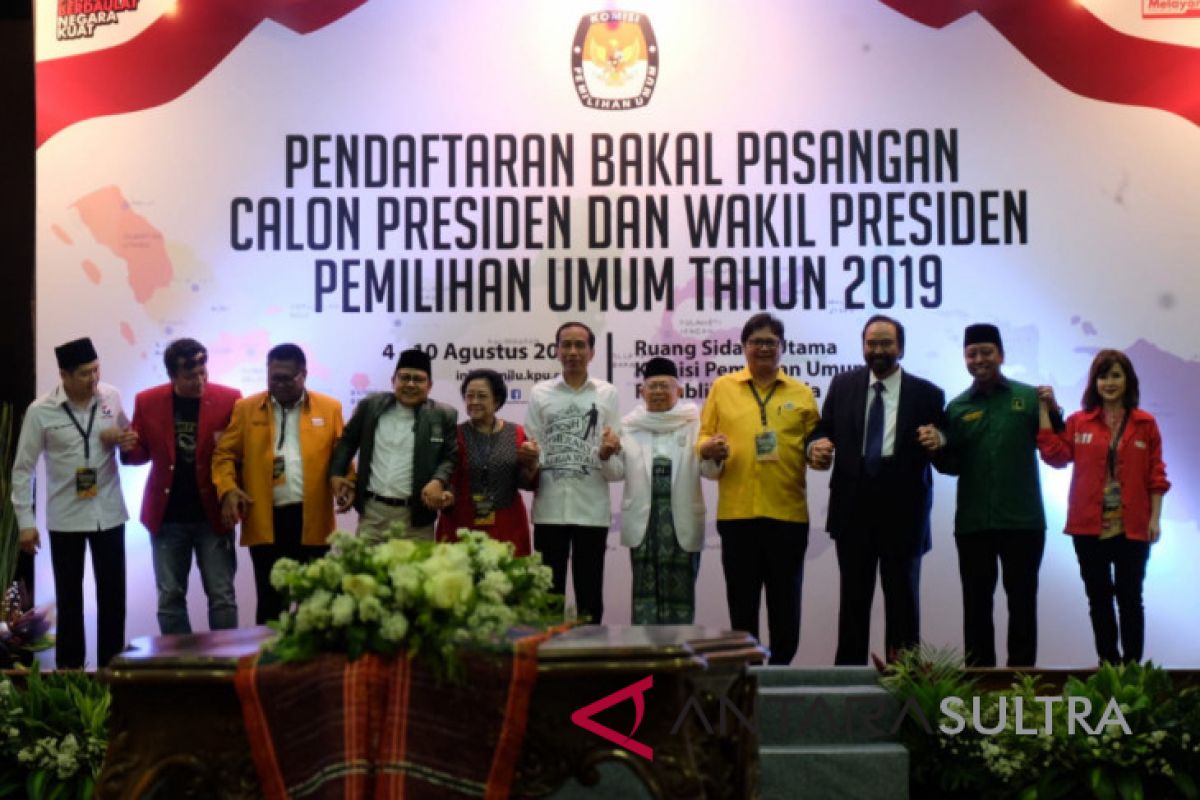 Jokowi ajak masyarakat berdemokrasi dalam pemilu 2019 dengan penuh kegembiraan