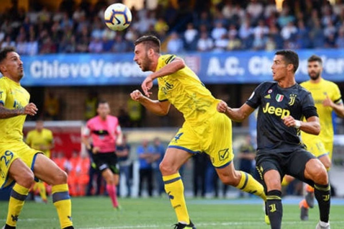 Juventus ukir kemenangan dramatis di markas Chievo