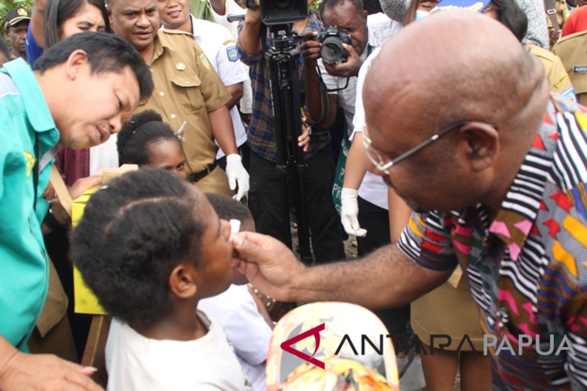 Pemprov Papua canangkan imunisasi MRP di Mamteng