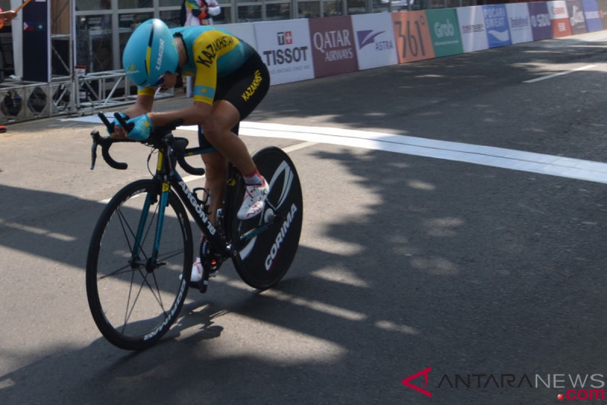 Asian Games (cycling race) - Kazakhstan wins gold medal in ITT event