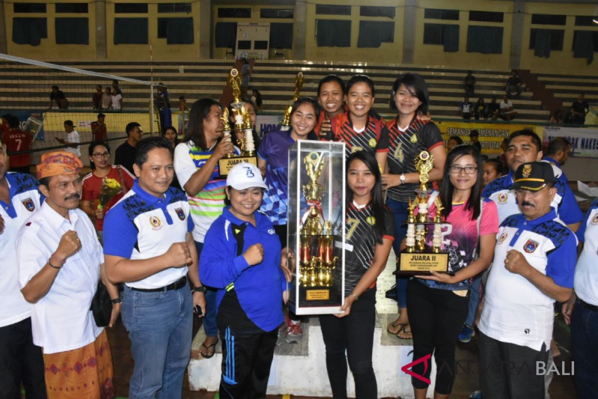 Club RGS juara I Putra Kejuaraan Bola Voli