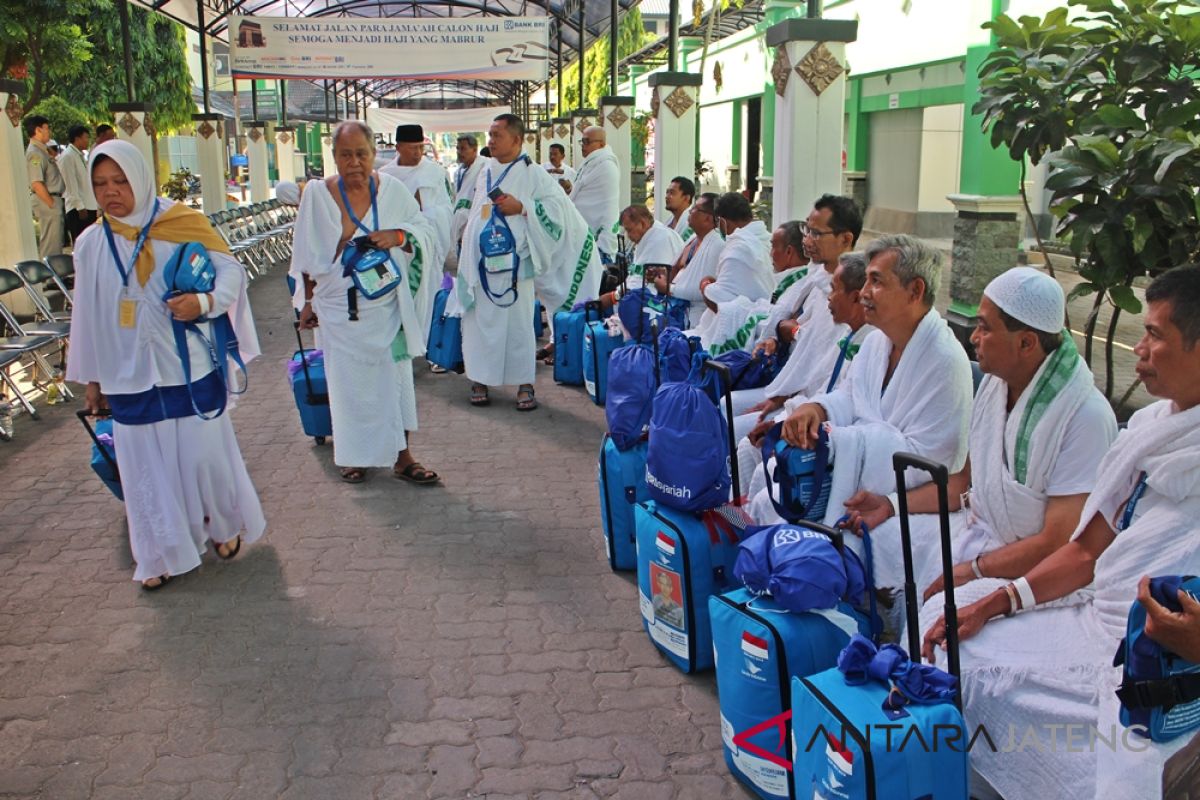 Calhaj terakhir Embarkasi Surakarta diberangkatkan