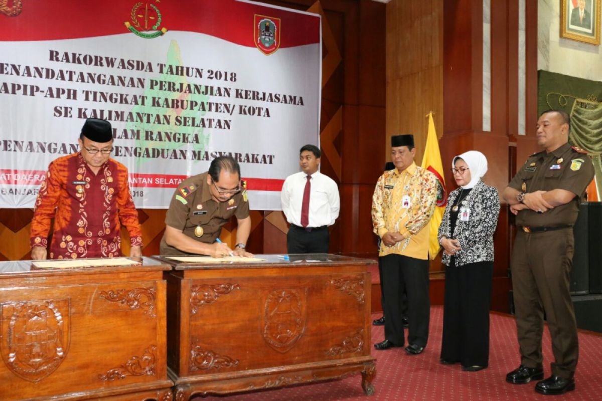 Pemerintah kabupaten/kota se Kalsel bertekad cegah korupsi