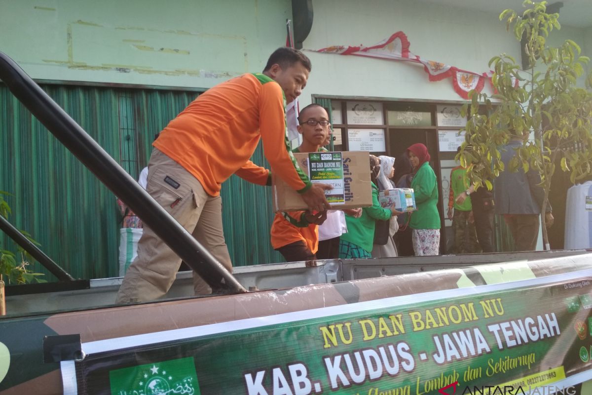 PCNU Kudus bantu korban gempa Lombok Rp308 juta