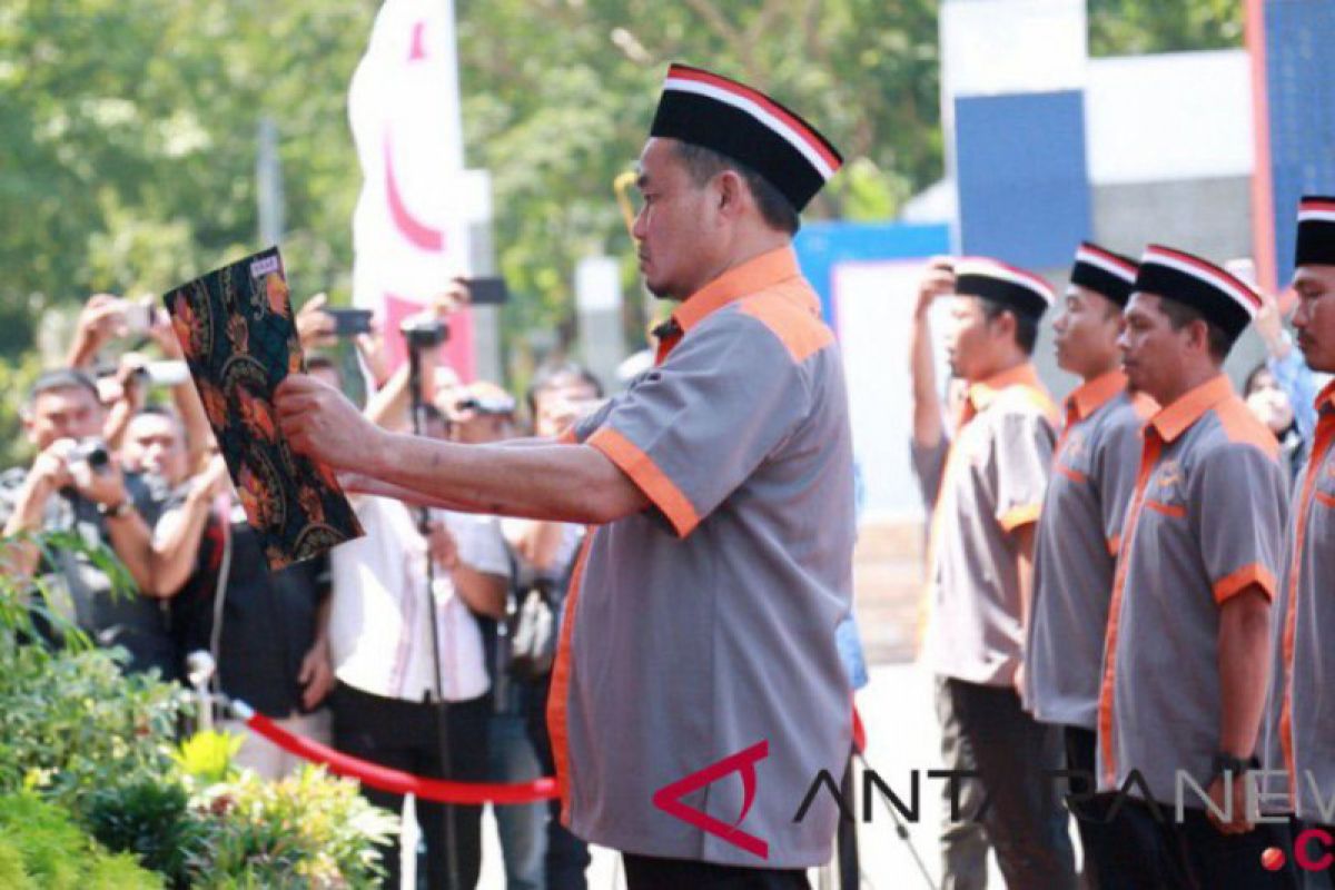 Mantan teroris berikrar setia NKRI usai upacara kemerdekaan