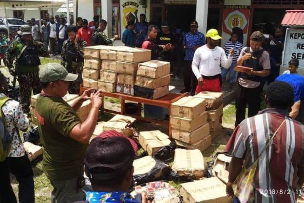 Polisi Yalimo sita 2.593 botol minuman keras