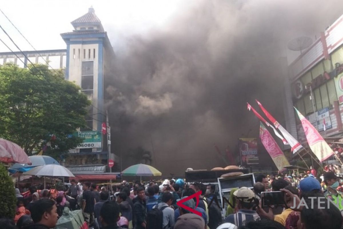 Pasar Induk Wonosobo Terbakar