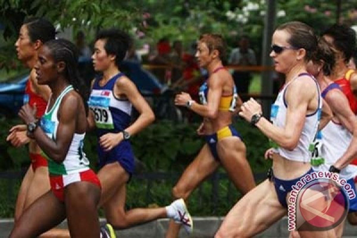 Para pelari Kenya dominasi podium Jakarta Marathon