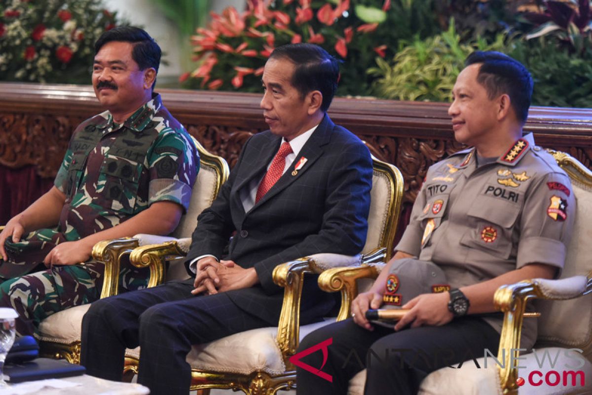Asian Games - Police, TNI chiefs hold meeting for Asian Games closing ceremony