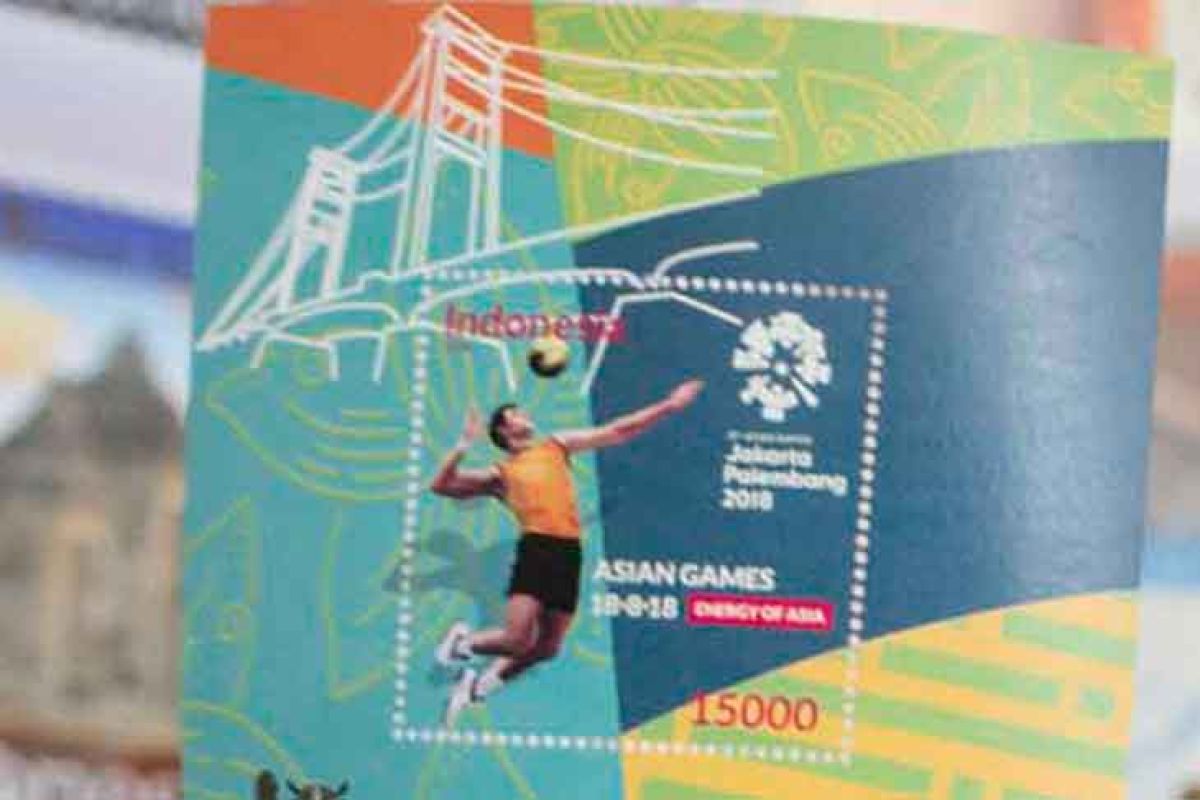 Asian Games - PT Pos lincurkan 2.000 perangko di Plembang