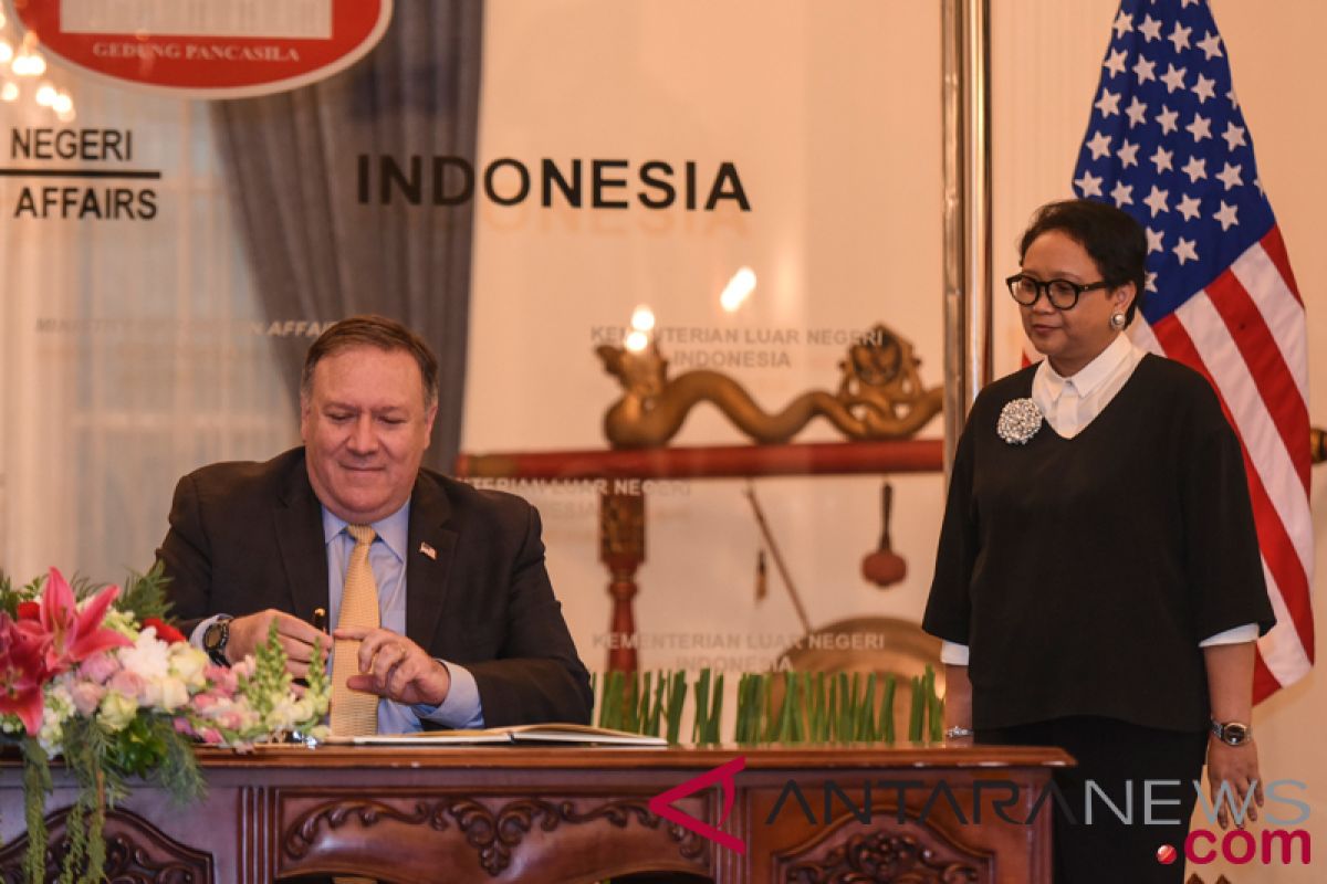 Indonesia, US foreign ministers discuss Israel-Palestine issue in meeting