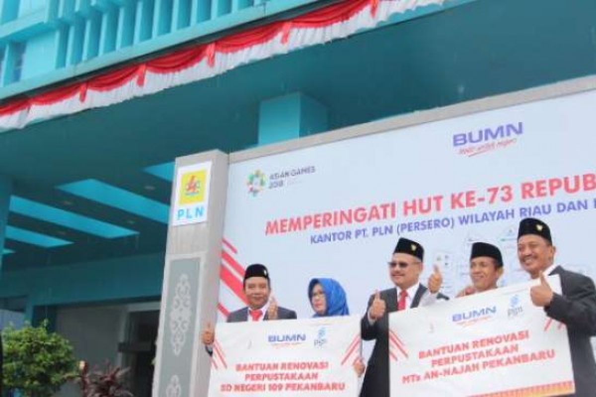 PLN  Riau dan Kepulauan Riau-PGN Berbagi di Kemerdekaan RI ke-73