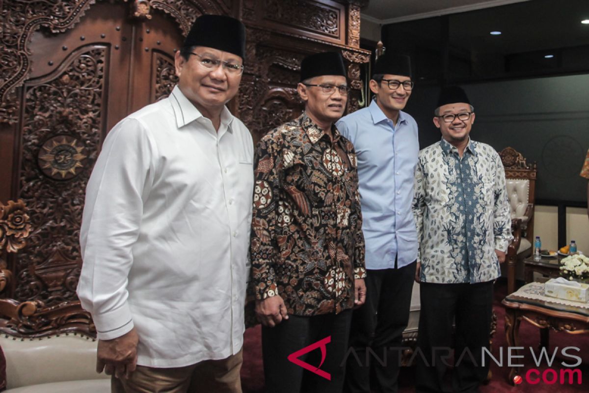 Muhammadiyah berikan enam poin masukan bagi Prabowo-Sandiaga