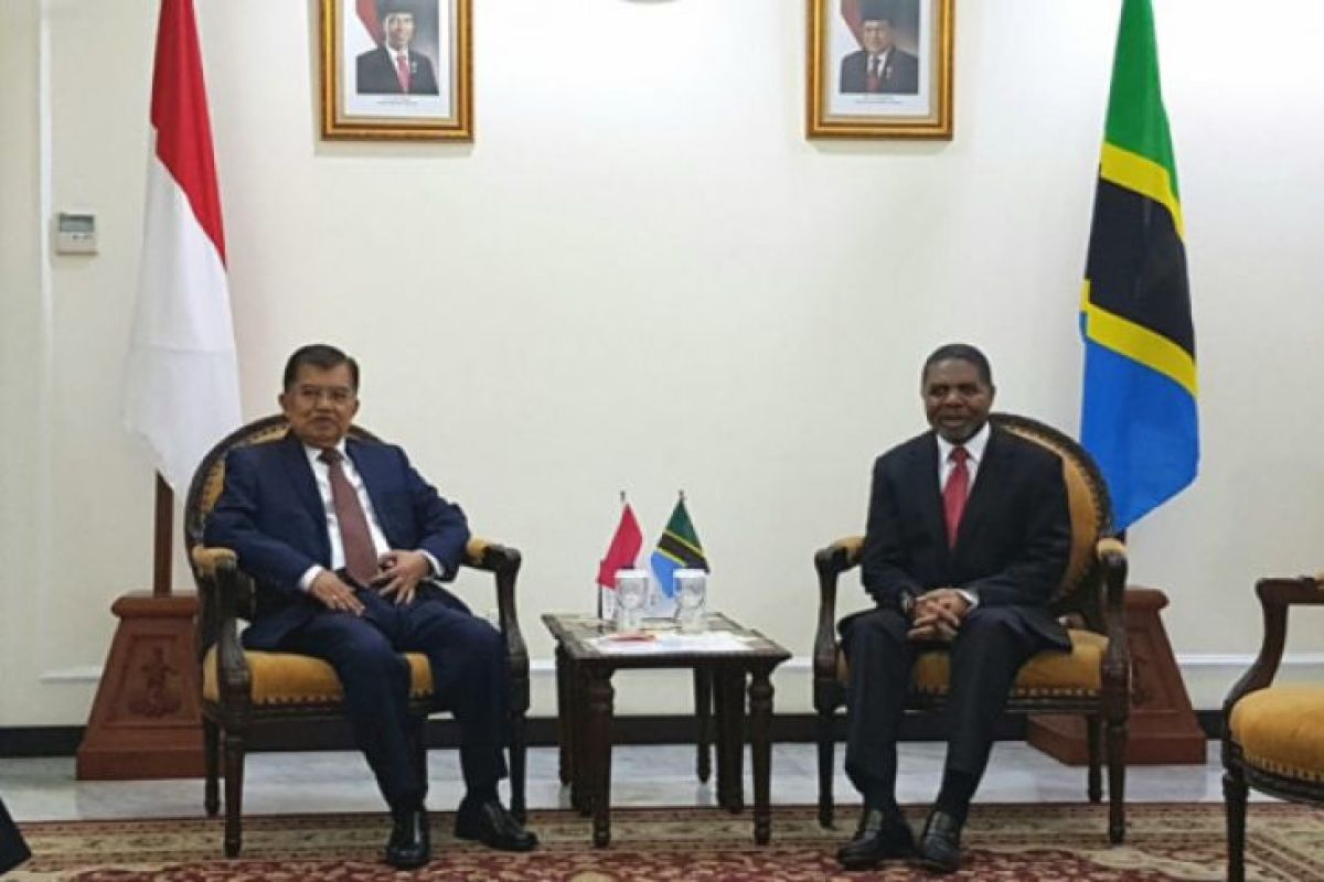 Wapres terima kunjungan kehormatan Presiden Zanzibar