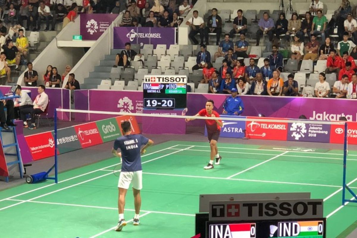 Tim putra Indonesia melaju ke semifinal beregu