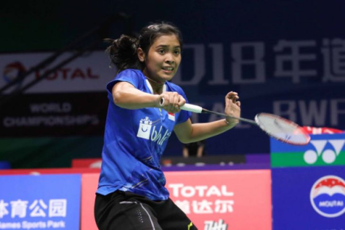 Dikalahkan Tunggal putri China, Gregoria tersingkir dari Kejuaraan Dunia 2018