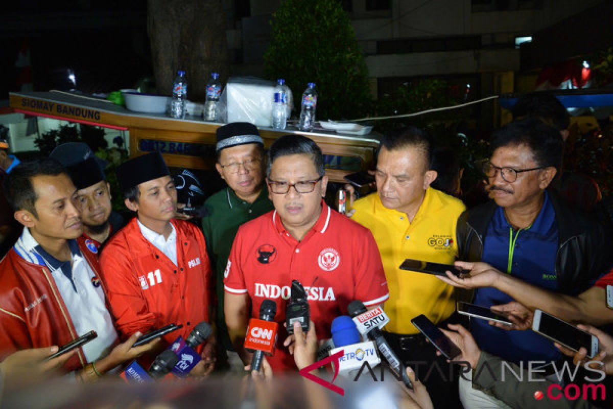 Parpol koalisi umumkan susunan tim kampanye Jokowi-Ma`ruf