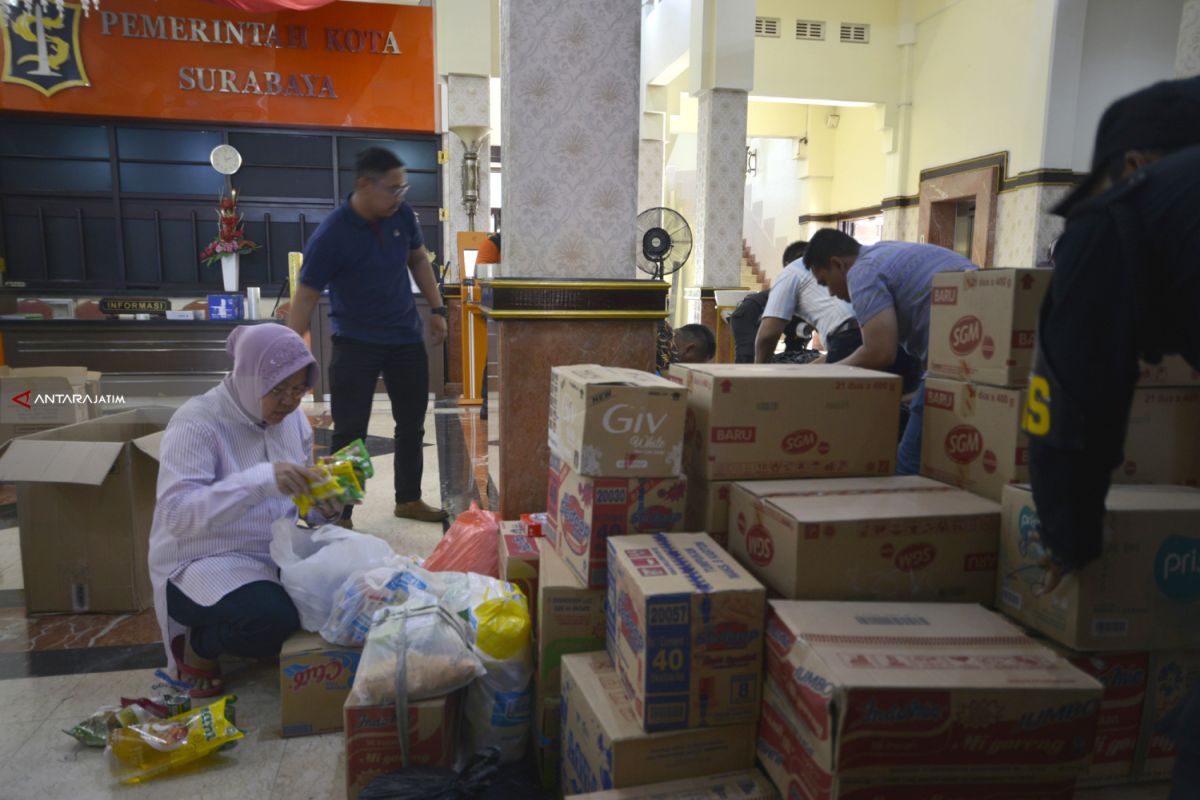 Pemkot Surabaya Dirikan Tiga Posko Penanganan Bencana Gempa di Lombok
