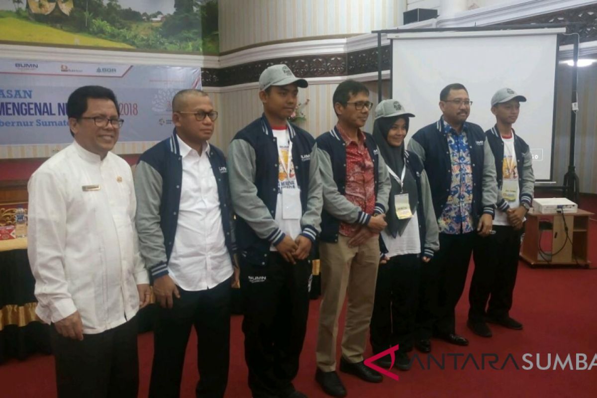 BUMN Hadir - 23 siswa Sumbar mengenal nusantara dilepas ke Makasar