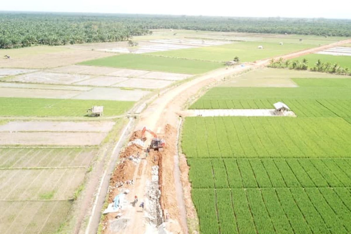 Baru 50,6 hektare lahan di Mukomuko dicetak jadi sawah